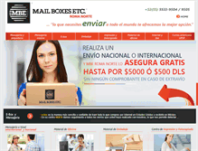 Tablet Screenshot of mensajeriaexpres.com